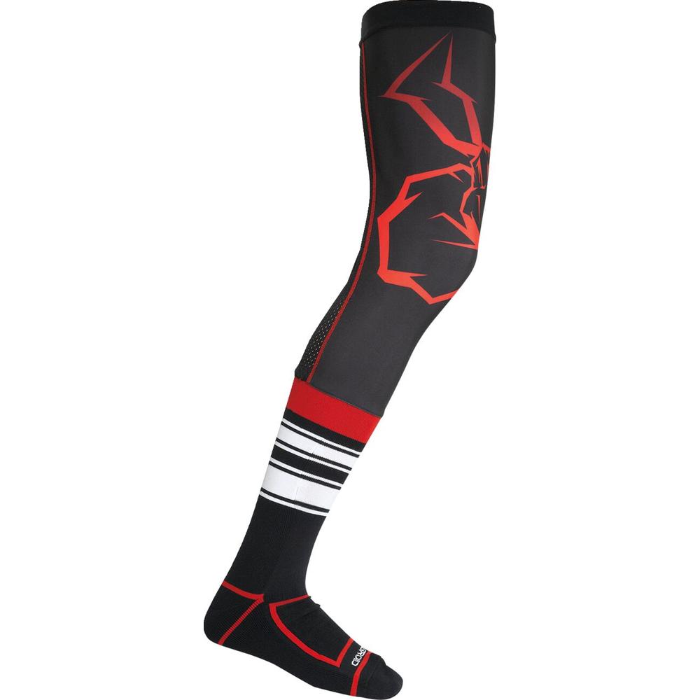 Moose Racing Agroid Knee Brace Socks Black / Red / White