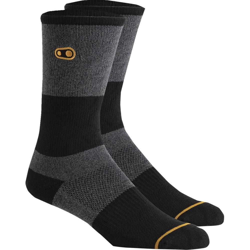 Crankbrothers Icon MTB Thick Socks Black / Grey FREE 1 YEAR Returns, FREE UK Delivery | ThrottleChimp