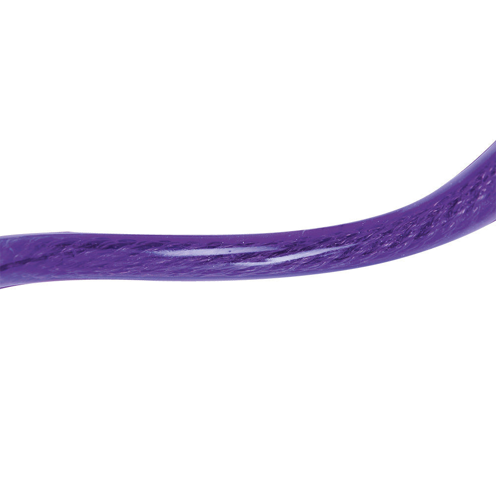 Oxford Bumper Cable Lock Purple - 600 mm x 6 mm FREE 1 YEAR Returns, FREE UK Delivery | ThrottleChimp