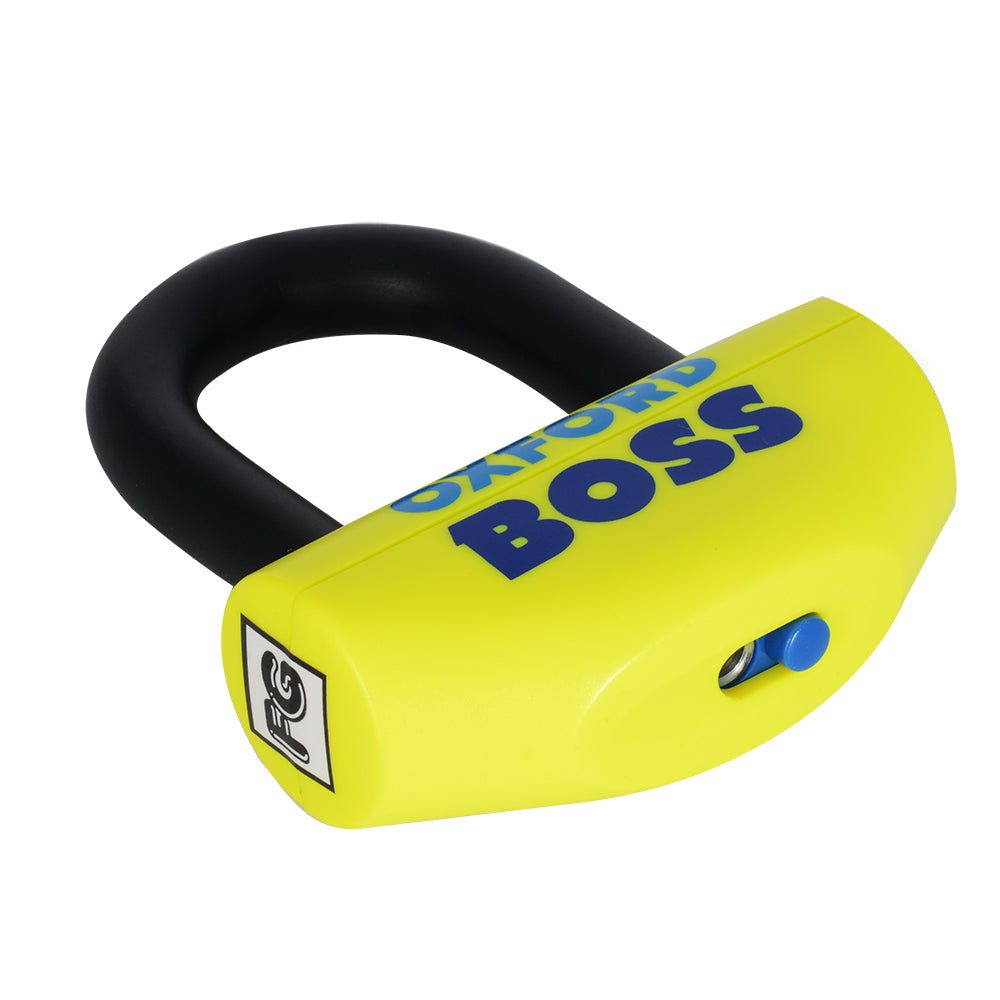 Oxford Bigboss Chainlock Black / Yellow / Blue (Image 5) - ThrottleChimp