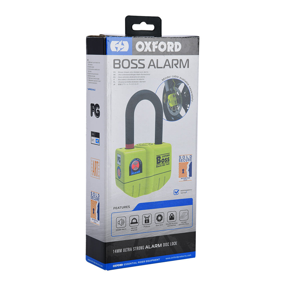 Oxford Boss Alarm 12mm Chainlock - 12mm x 2.0m (Image 4) - ThrottleChimp