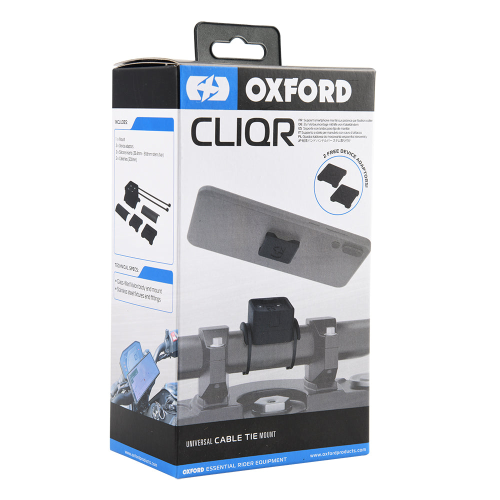 Oxford CLIQR Cable Tie Mount (Image 2) - ThrottleChimp