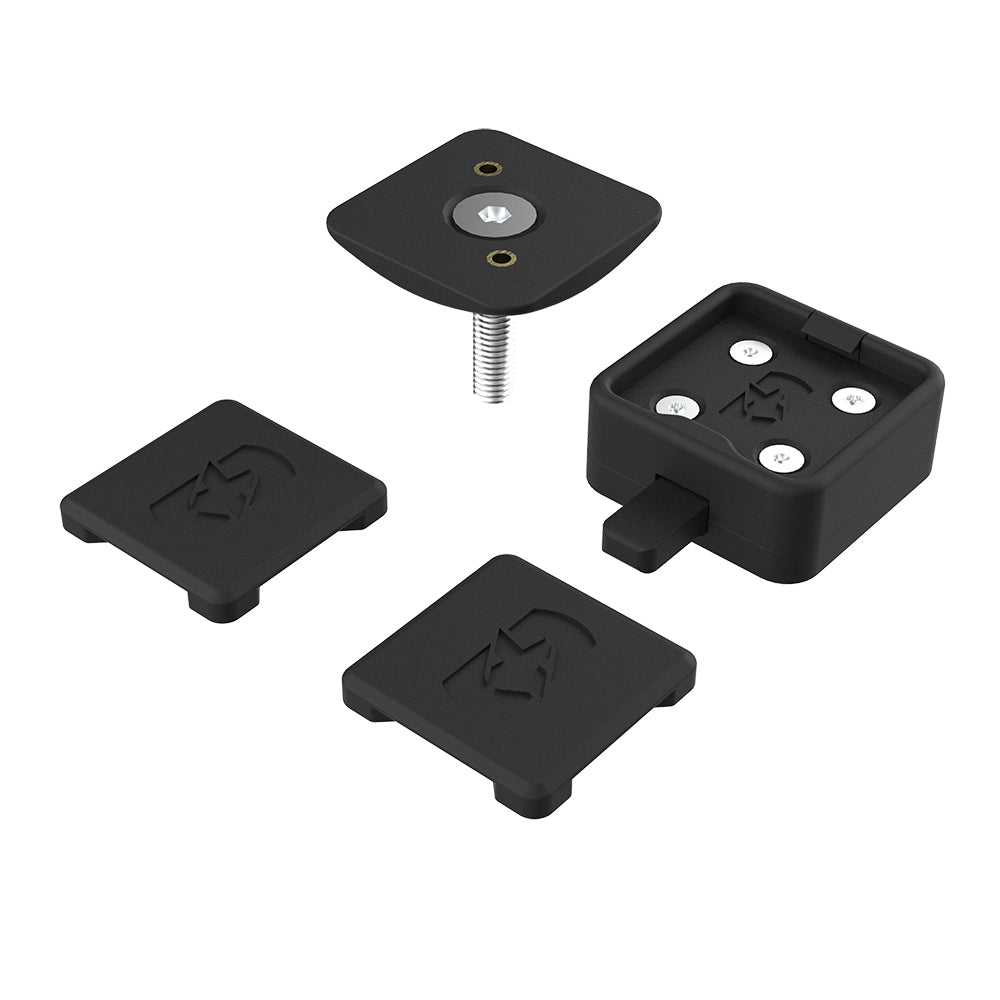 Oxford CLIQR Stem Cap Mount Kit Black (Image 2) - ThrottleChimp