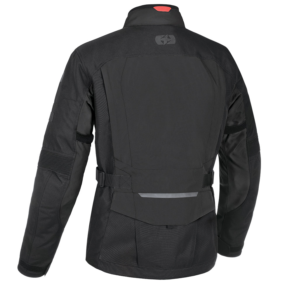 Oxford Continental Advanced Textile Jacket Tech Black (Image 2) - ThrottleChimp