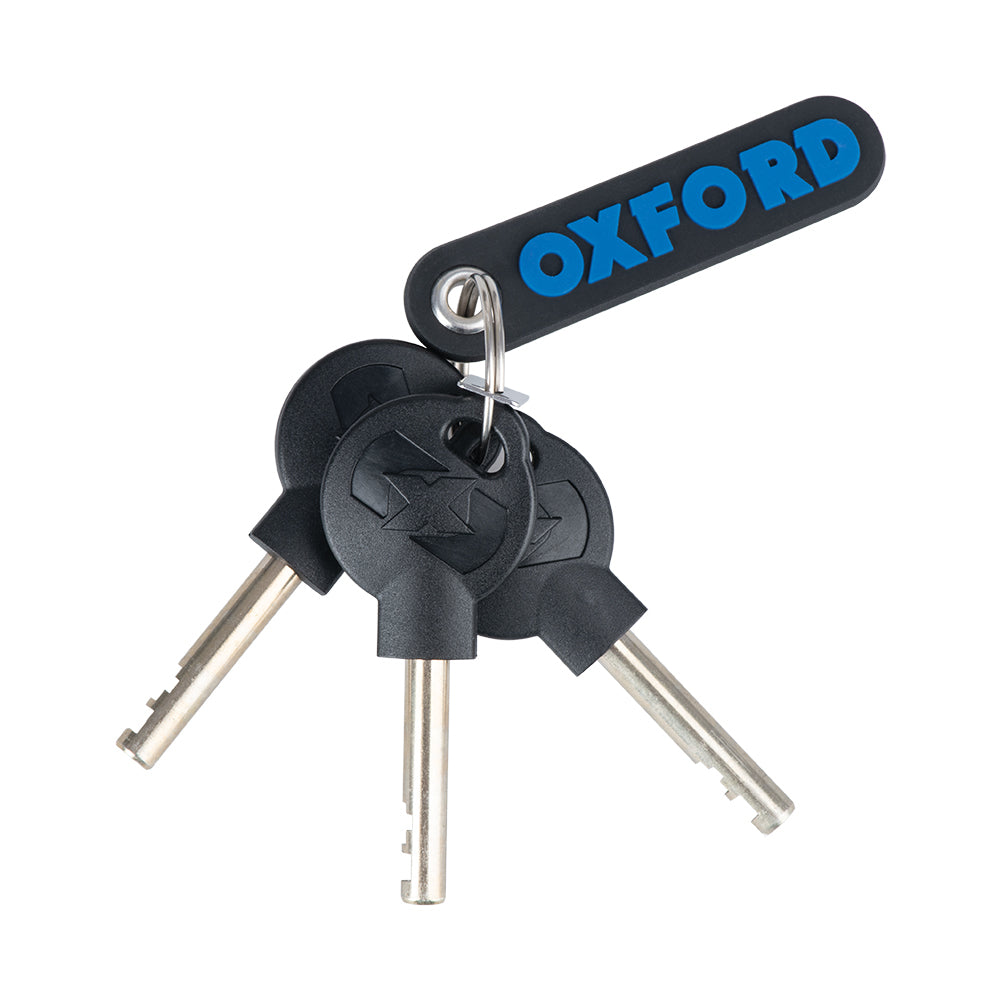 Oxford Patriot 14mm Pin Disc Lock Yellow (Image 3) - ThrottleChimp