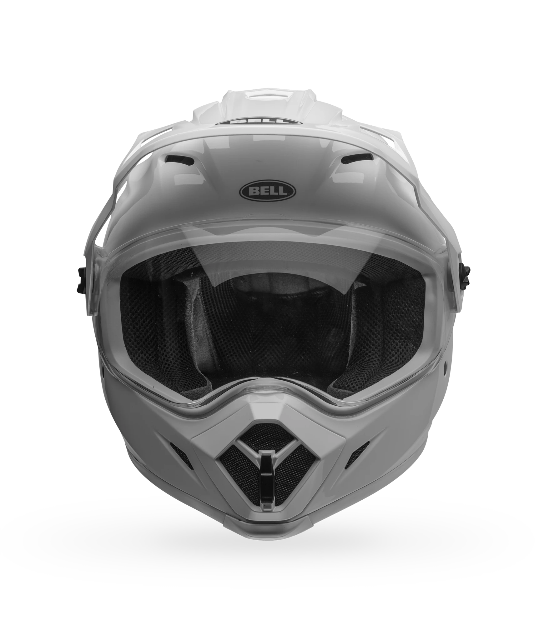 Bell MX-9 Adventure MIPS ECE 22.06 MX Helmet Solid White FREE 1 YEAR Returns, FREE UK Delivery | ThrottleChimp