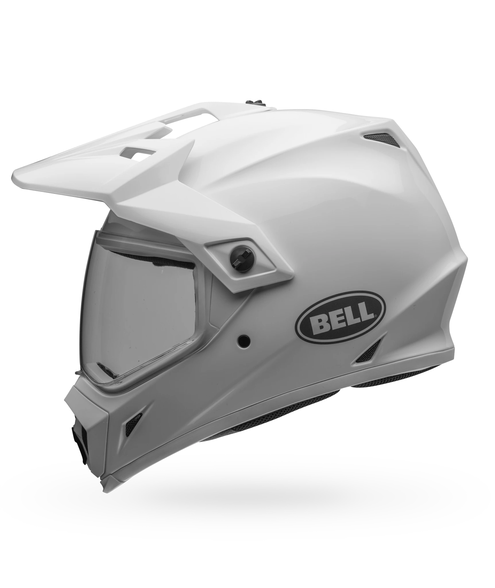 Bell MX-9 Adventure MIPS ECE 22.06 MX Helmet Solid White FREE 1 YEAR Returns, FREE UK Delivery | ThrottleChimp