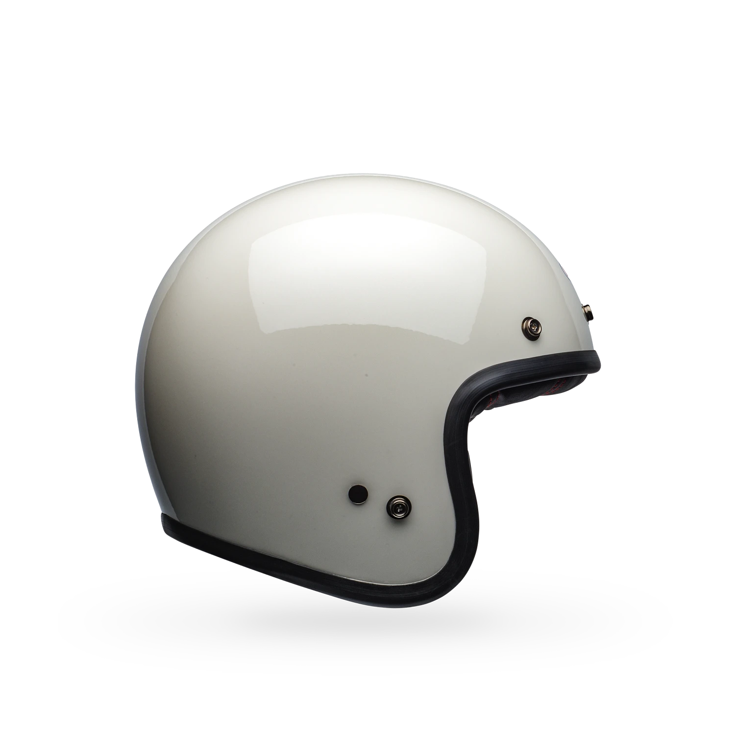 Bell Custom 500 Solid ECE 22.06 Open Face Helmet Vintage White FREE 1 YEAR Returns, FREE UK Delivery | ThrottleChimp