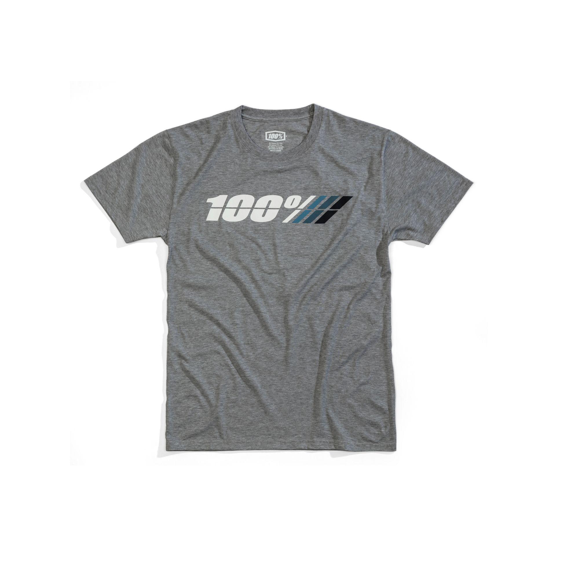 100% Motorrad Tech Tee Grey Heather FREE 1 YEAR Returns, FREE UK Delivery | ThrottleChimp