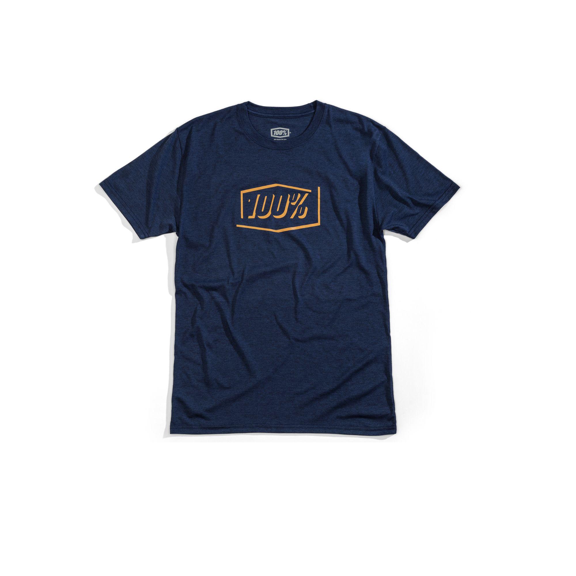 100% Phantom Tech Tee Navy Heather FREE 1 YEAR Returns, FREE UK Delivery | ThrottleChimp