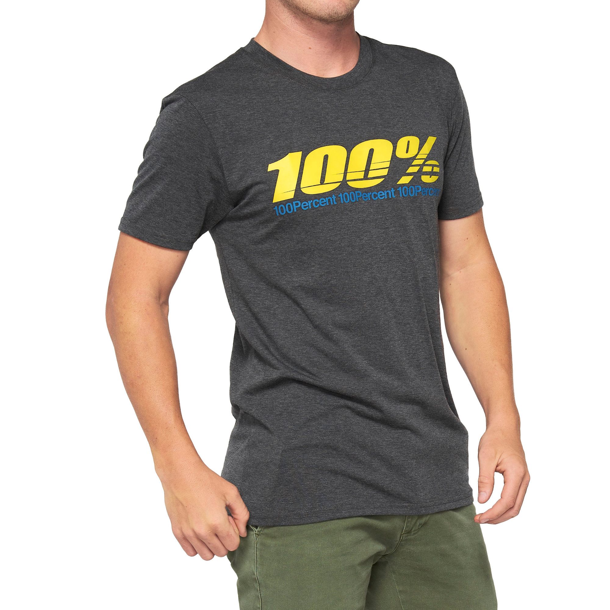 100% Argus Tech T-Shirt Charcoal Heather FREE 1 YEAR Returns, FREE UK Delivery | ThrottleChimp