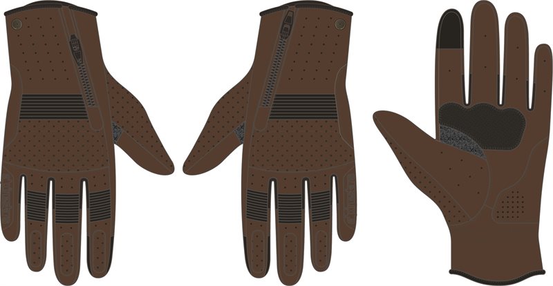 Alpinestars Rayburn V2 Leather Gloves Tobacco Brown FREE 1 YEAR Returns, FREE UK Delivery | ThrottleChimp