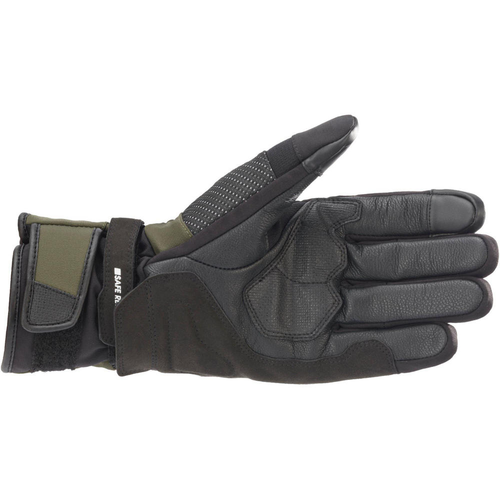 Alpinestars Andes V3 Drystar Gloves Black / Forest Green (Image 2) - ThrottleChimp