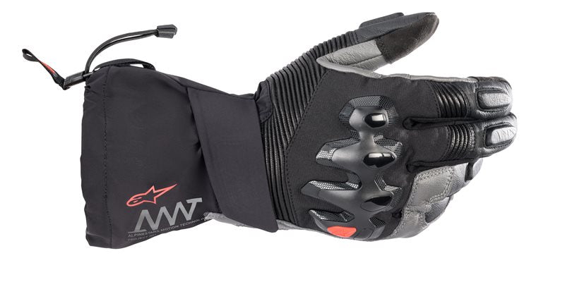 Alpinestars AMT-10 Drystar XF Winter Gloves Black / Dark Grey FREE 1 YEAR Returns, FREE UK Delivery | ThrottleChimp