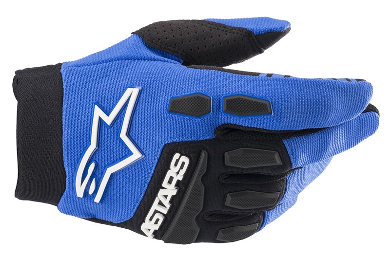 Alpinestars Youth & Kids Full Bore Gloves Blue / Black FREE 1 YEAR Returns, FREE UK Delivery | ThrottleChimp