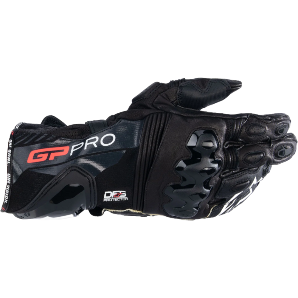 Alpinestars GP Pro R4 Leather Gloves Black - ThrottleChimp