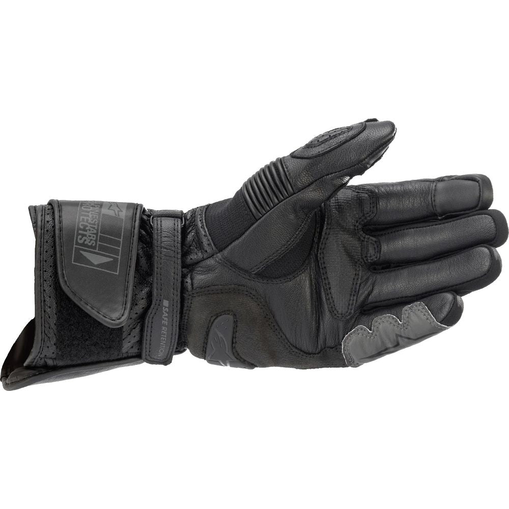 Alpinestars SP-2 V3 Leather Gloves Black / Anthracite (Image 2) - ThrottleChimp