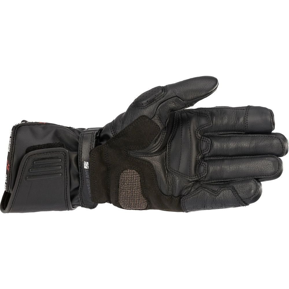 Alpinestars SP-8 HDry Leather Gloves Black / Black FREE 1 YEAR Returns, FREE UK Delivery | ThrottleChimp