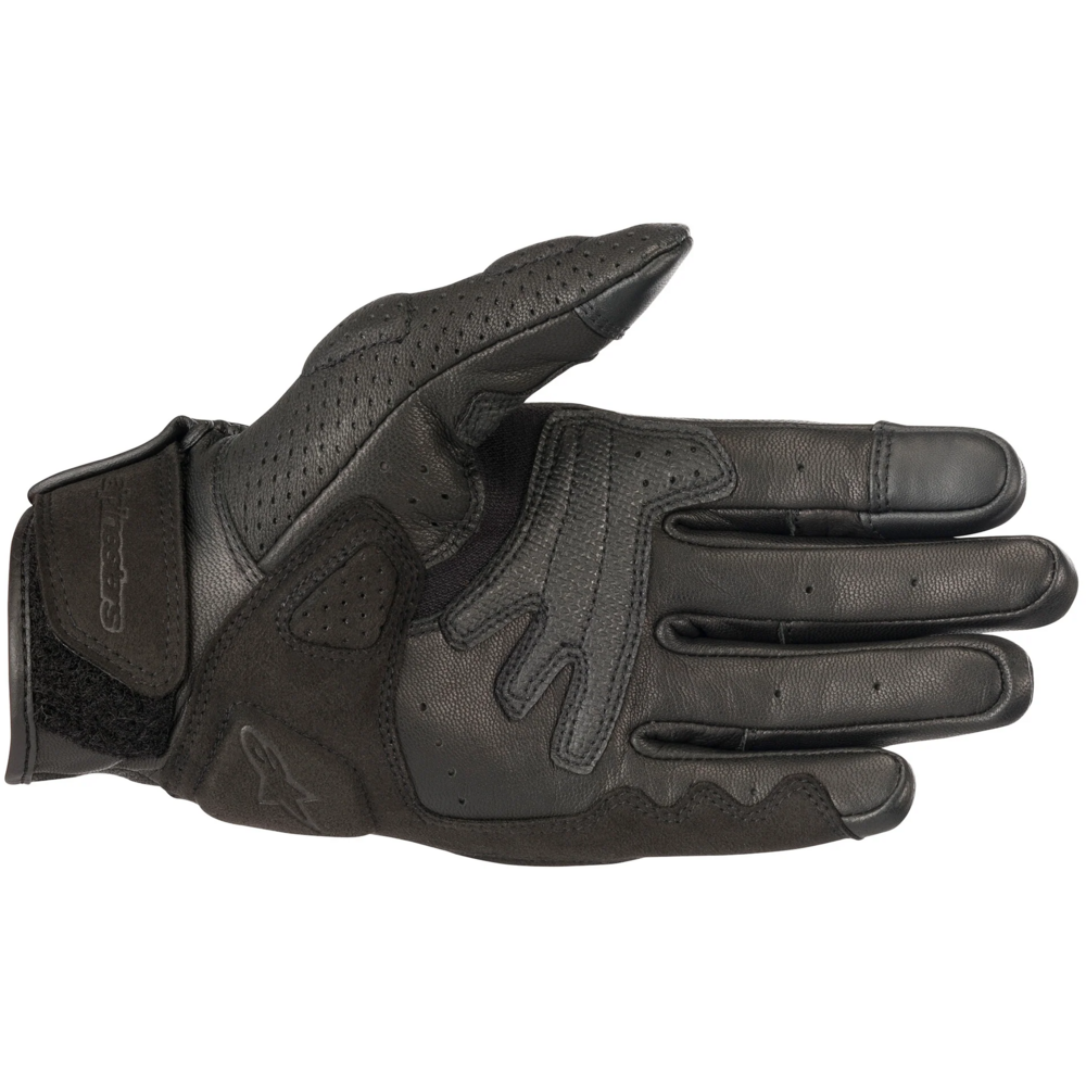 Alpinestars Mustang V2 Gloves Black / Black (Image 2) - ThrottleChimp