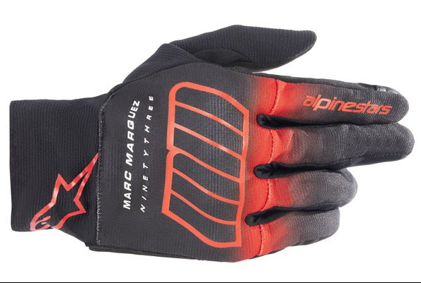 Alpinestars Aragon Gloves Black / Bright Red / White FREE 1 YEAR Returns, FREE UK Delivery | ThrottleChimp