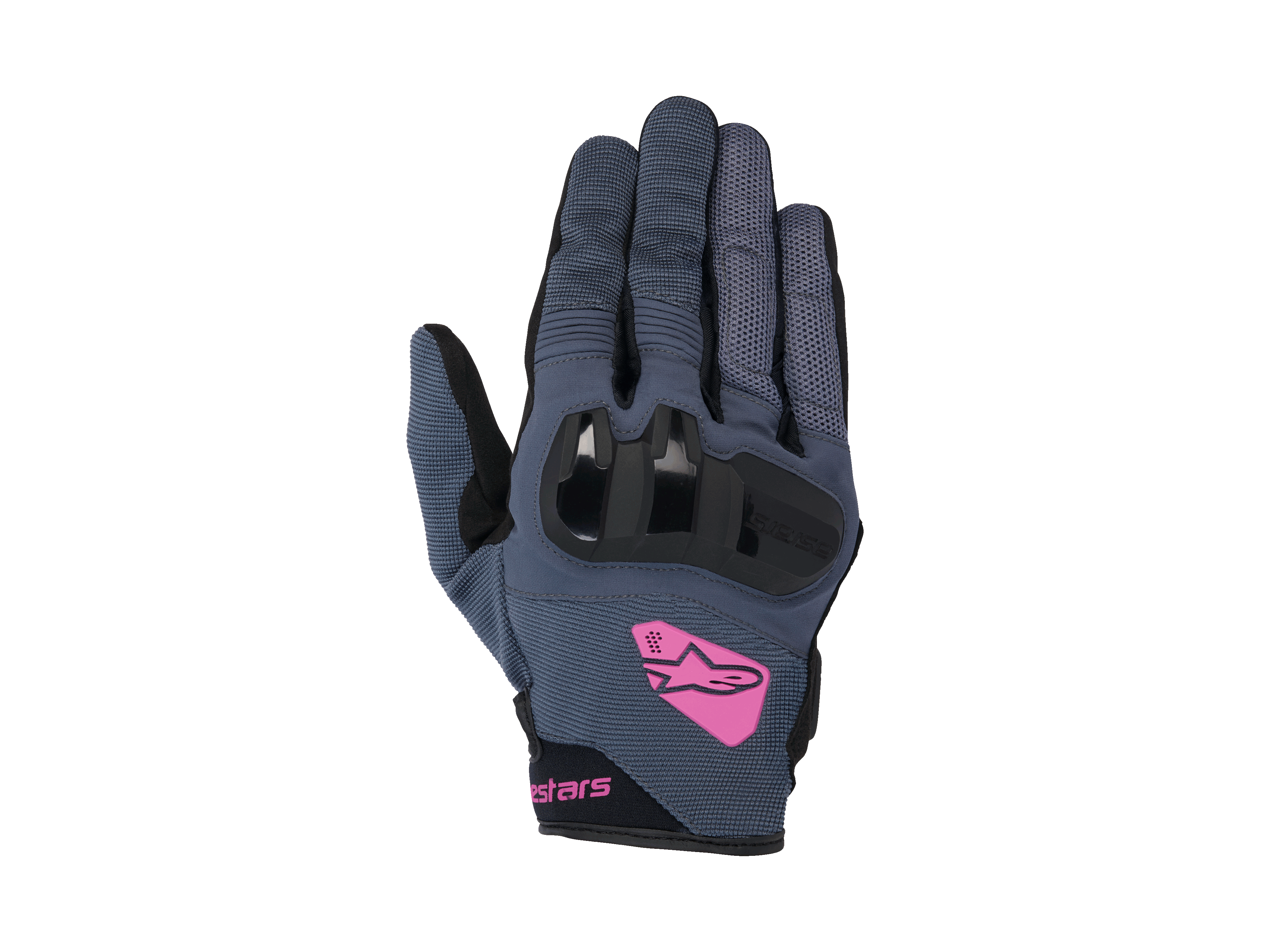 Alpinestars Stella Chrome Gloves Asphalt / Black / Purple FREE 1 YEAR Returns, FREE UK Delivery | ThrottleChimp