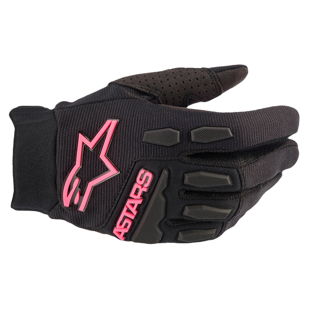 Alpinestars Stella Full Bore Gloves Black / Fluo Pink FREE 1 YEAR Returns, FREE UK Delivery | ThrottleChimp