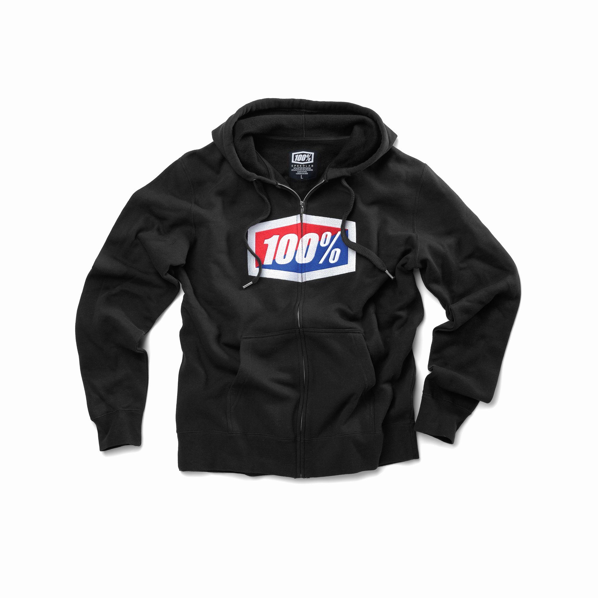 100% Official Zip Hoodie Black FREE 1 YEAR Returns, FREE UK Delivery | ThrottleChimp