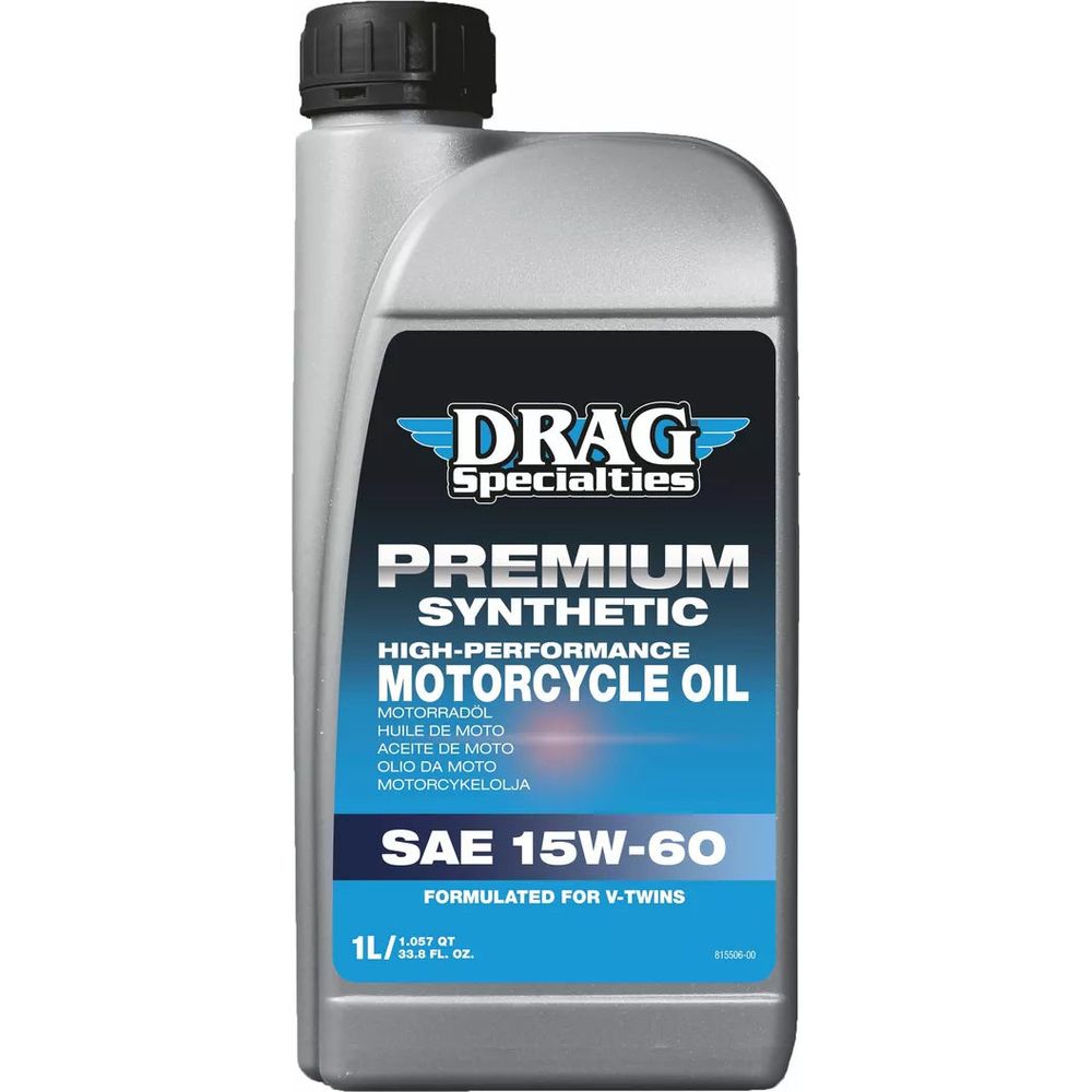 Drag Specialties E-Drag 15W60 Synthetic Engine Oil FREE 1 YEAR Returns, FREE UK Delivery | ThrottleChimp