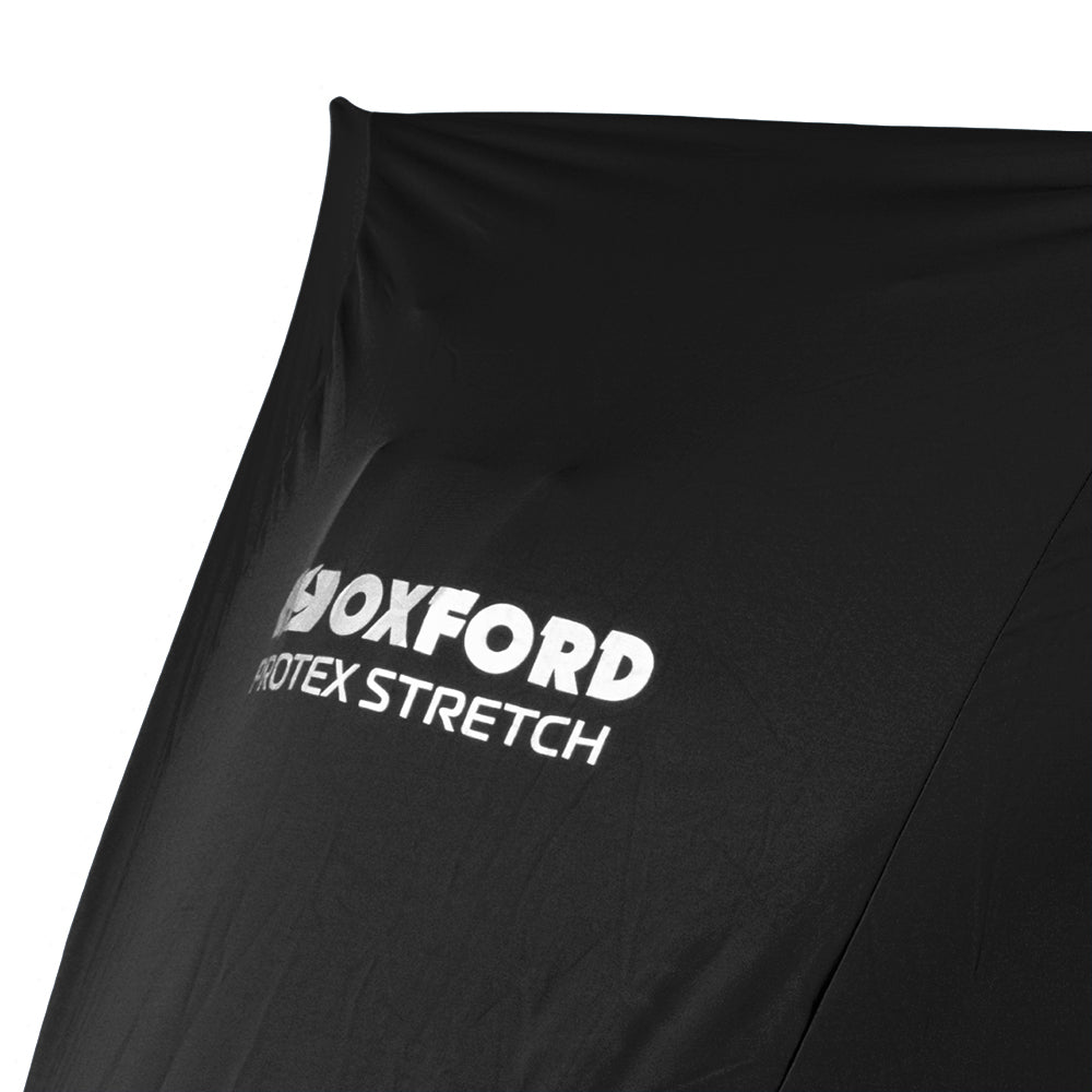 Oxford Protex Stretch Indoor Premium Stretch-Fit Cover Black (Image 5) - ThrottleChimp