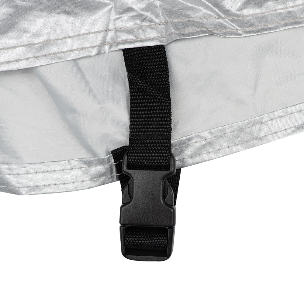 Oxford Aquatex Highscreen Scooter Cover Black / Silver (Image 3) - ThrottleChimp