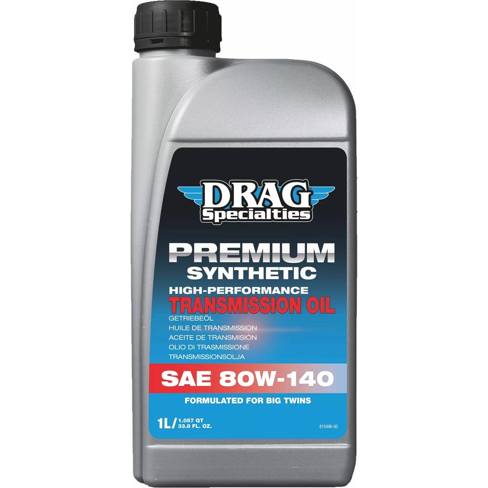 Drag Specialties E-Drag Trans 80W140 Transmission Oil FREE 1 YEAR Returns, FREE UK Delivery | ThrottleChimp