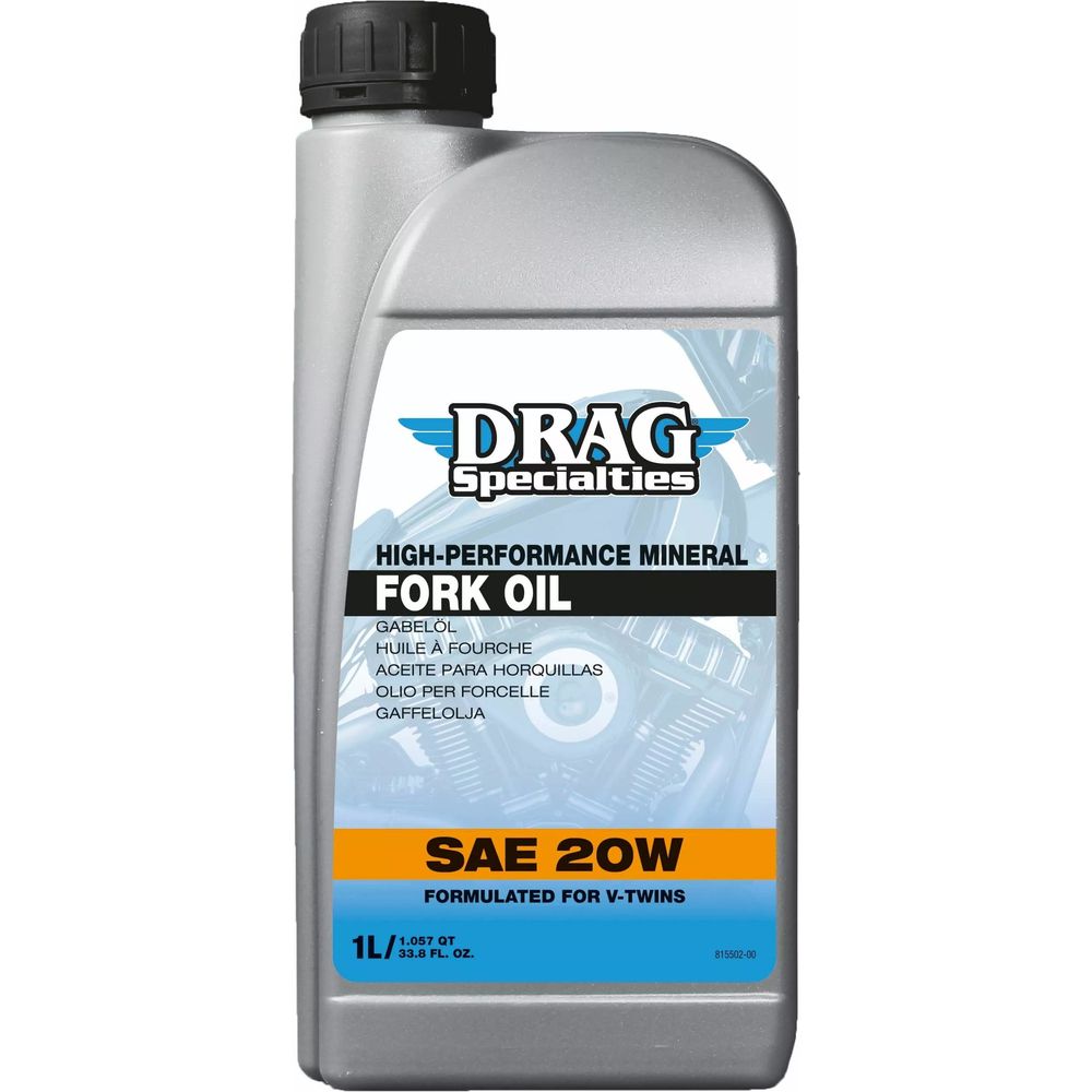 Drag Specialties E-Drag 20W Fork Oil FREE 1 YEAR Returns, FREE UK Delivery | ThrottleChimp