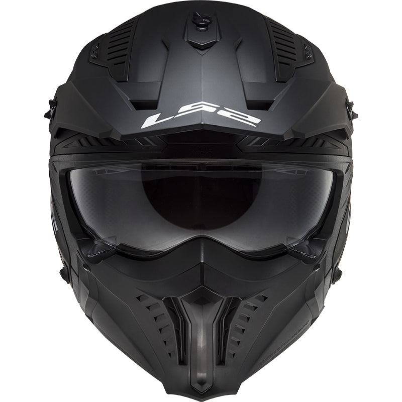 LS2 OF606 Drifter ECE 22.06 Open Face Helmet Solid Matt Black (Image 4) - ThrottleChimp