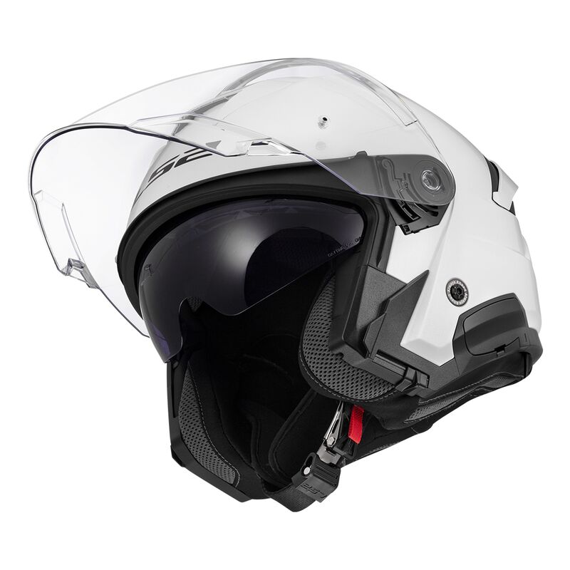 LS2 OF618 Verso 2 Open Face Helmet Solid White