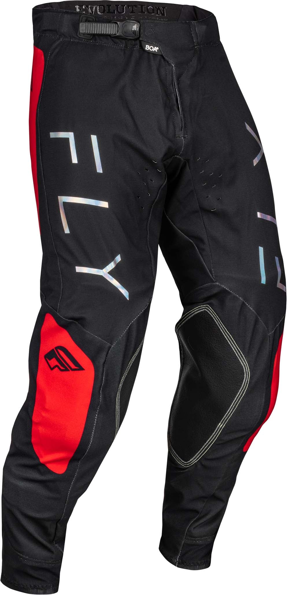 Fly Racing Evolution MX Trouser Black / Red FREE 1 YEAR Returns, FREE UK Delivery | ThrottleChimp