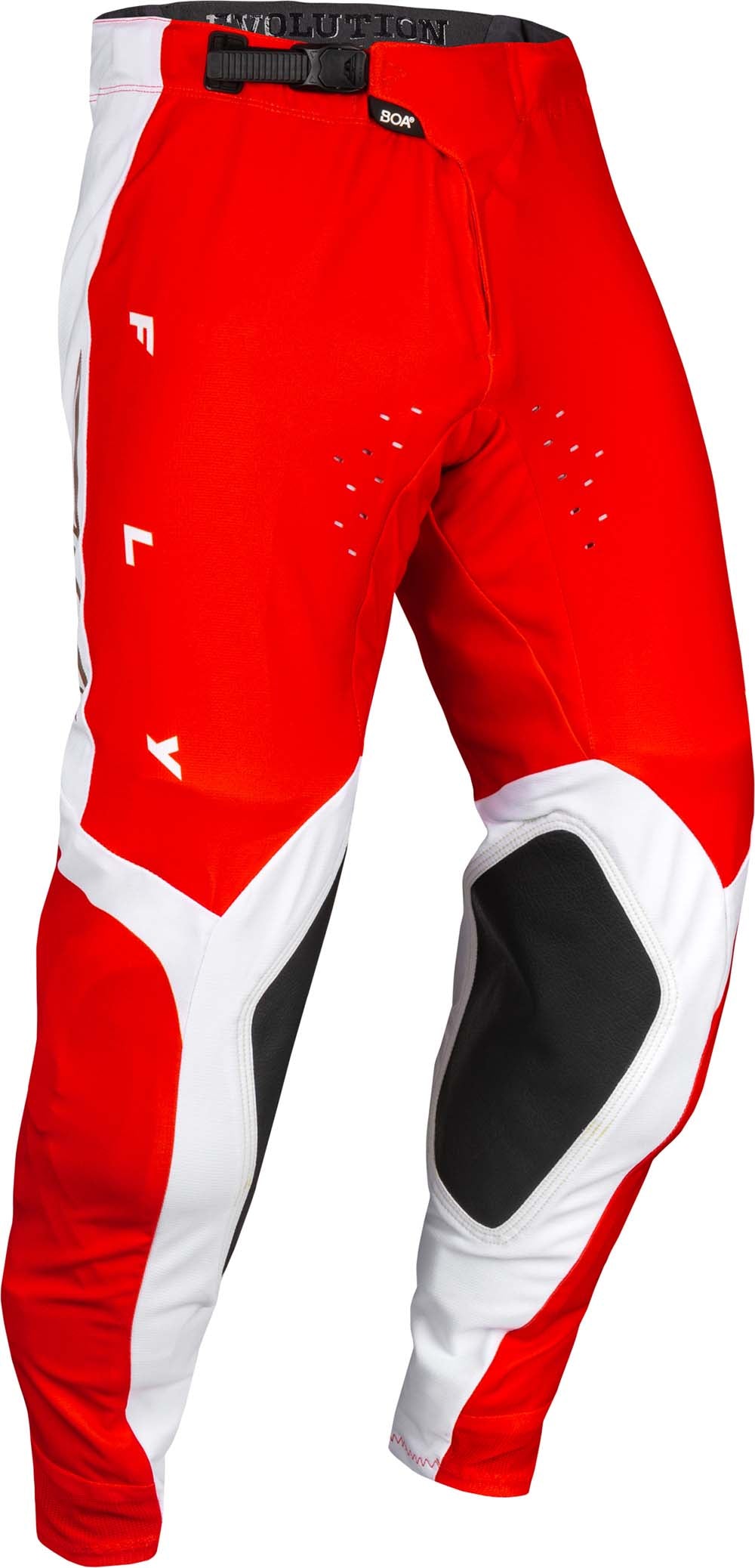 Fly Racing Evolution MX Trouser Red / White / Red Irridium FREE 1 YEAR Returns, FREE UK Delivery | ThrottleChimp