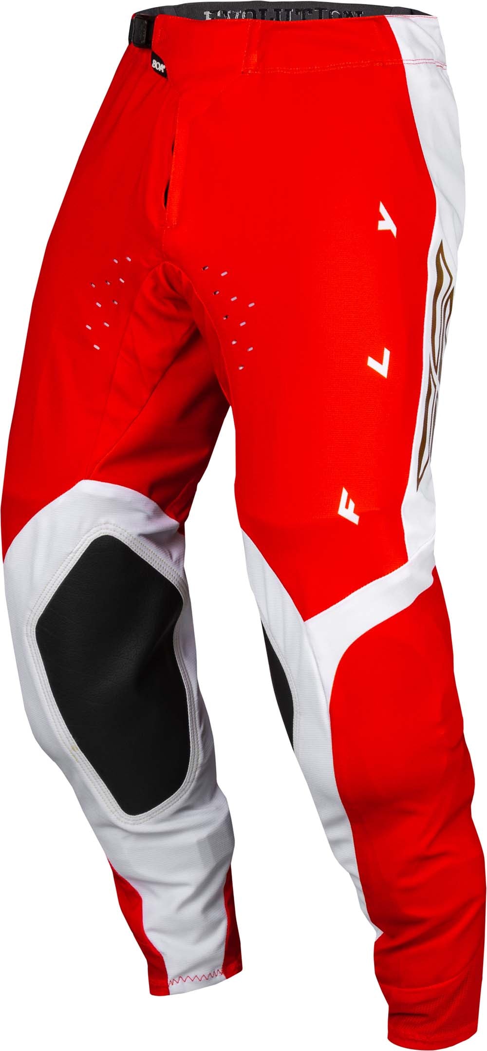 Fly Racing Evolution MX Trouser Red / White / Red Irridium FREE 1 YEAR Returns, FREE UK Delivery | ThrottleChimp