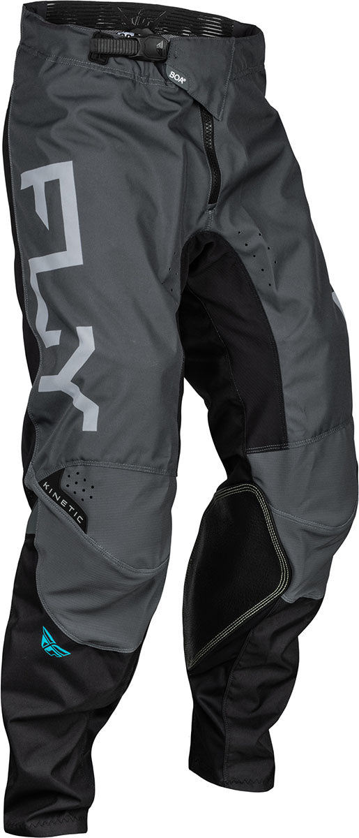 Fly Racing Kinetic Reload MX Trouser Charcoal / Black / Blue FREE 1 YEAR Returns, FREE UK Delivery | ThrottleChimp