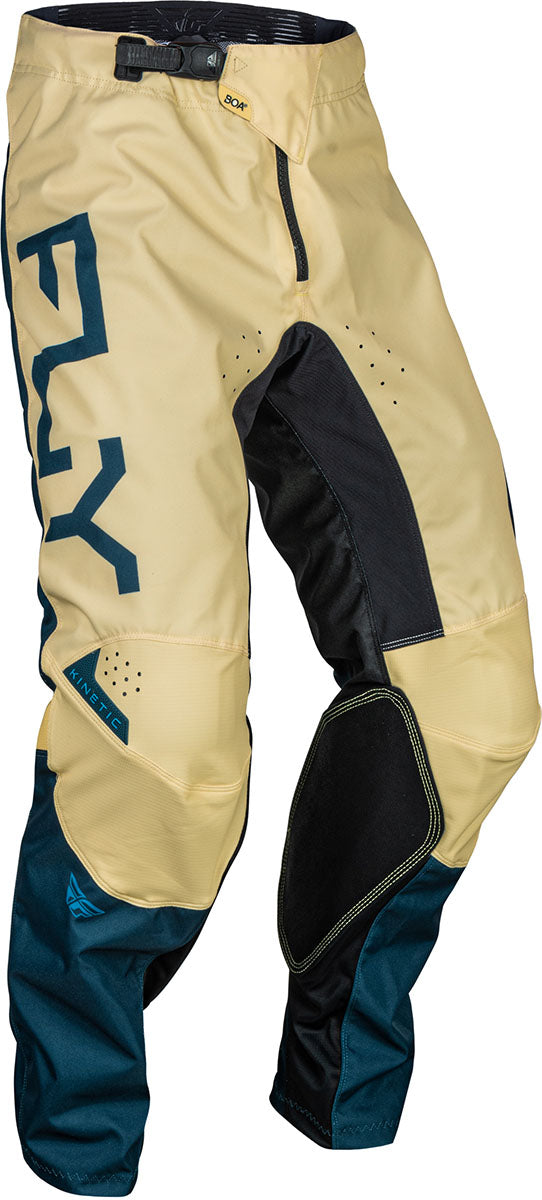 Fly Racing Kinetic Reload MX Trouser Ivory / Navy / Cobalt FREE 1 YEAR Returns, FREE UK Delivery | ThrottleChimp