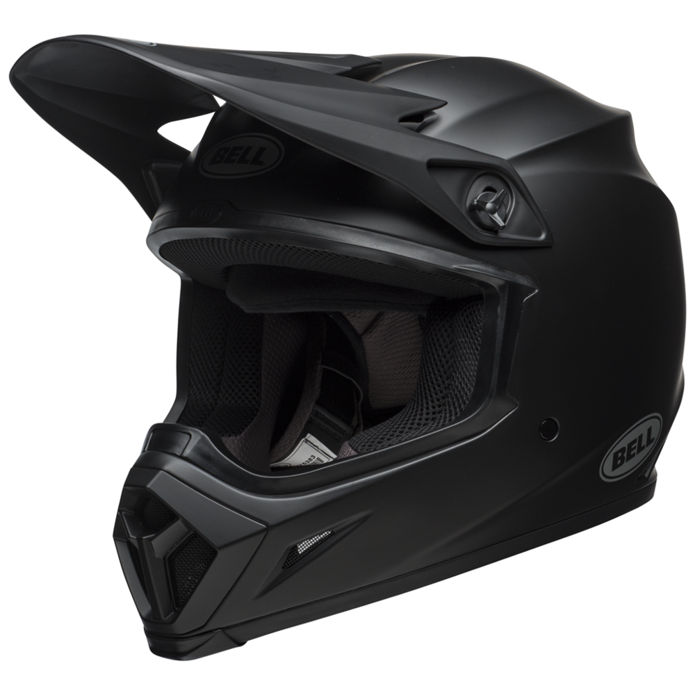 Bell MX-9 MIPS Solid MX Helmet Matt Black - ThrottleChimp