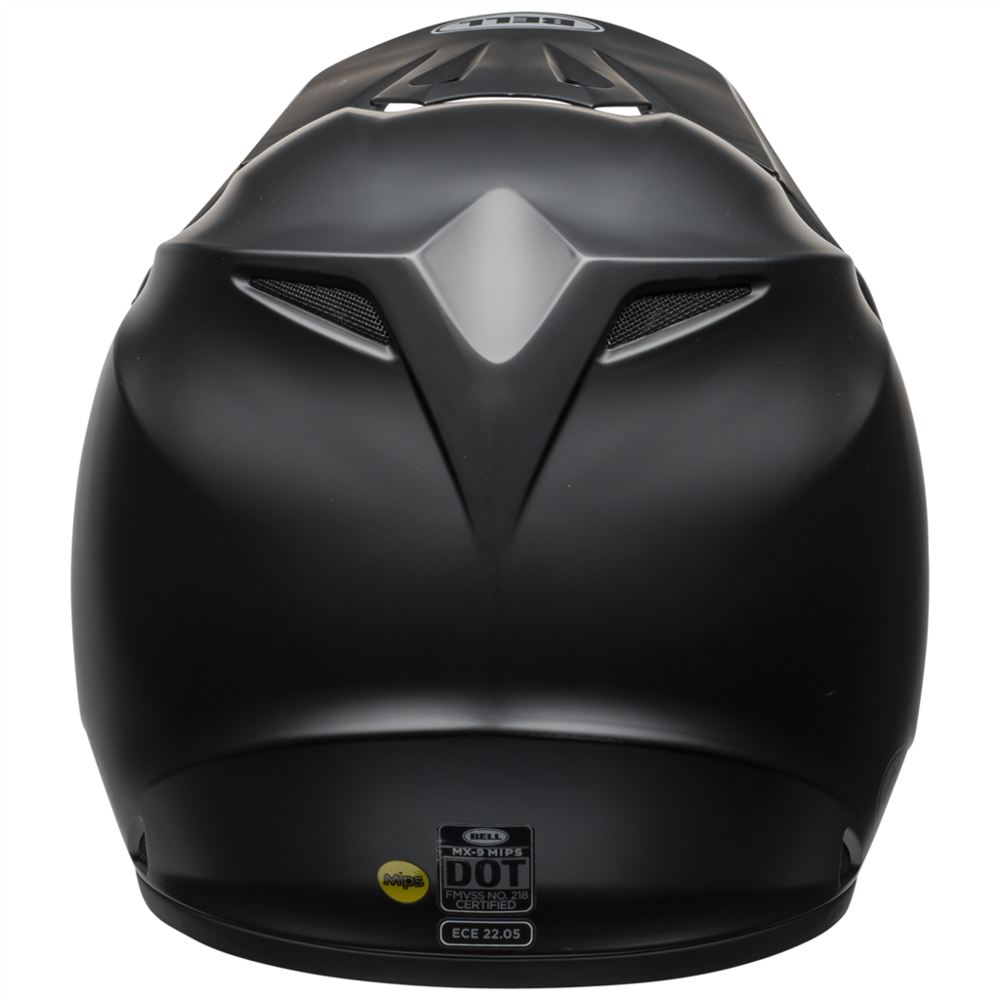 Bell MX-9 MIPS Solid MX Helmet Matt Black (Image 9) - ThrottleChimp