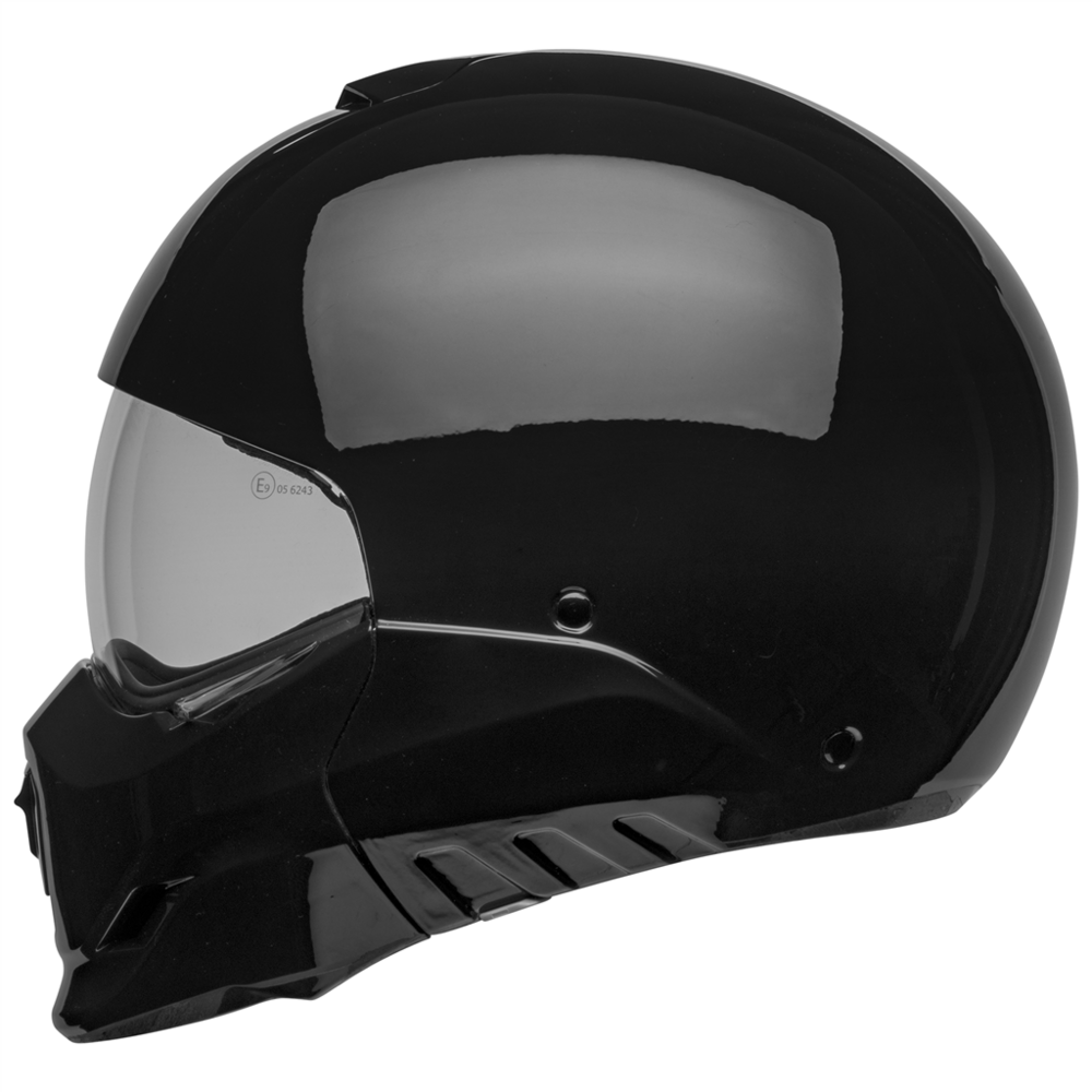 Bell Broozer Solid Convertible Face Helmet Black (Image 11) - ThrottleChimp