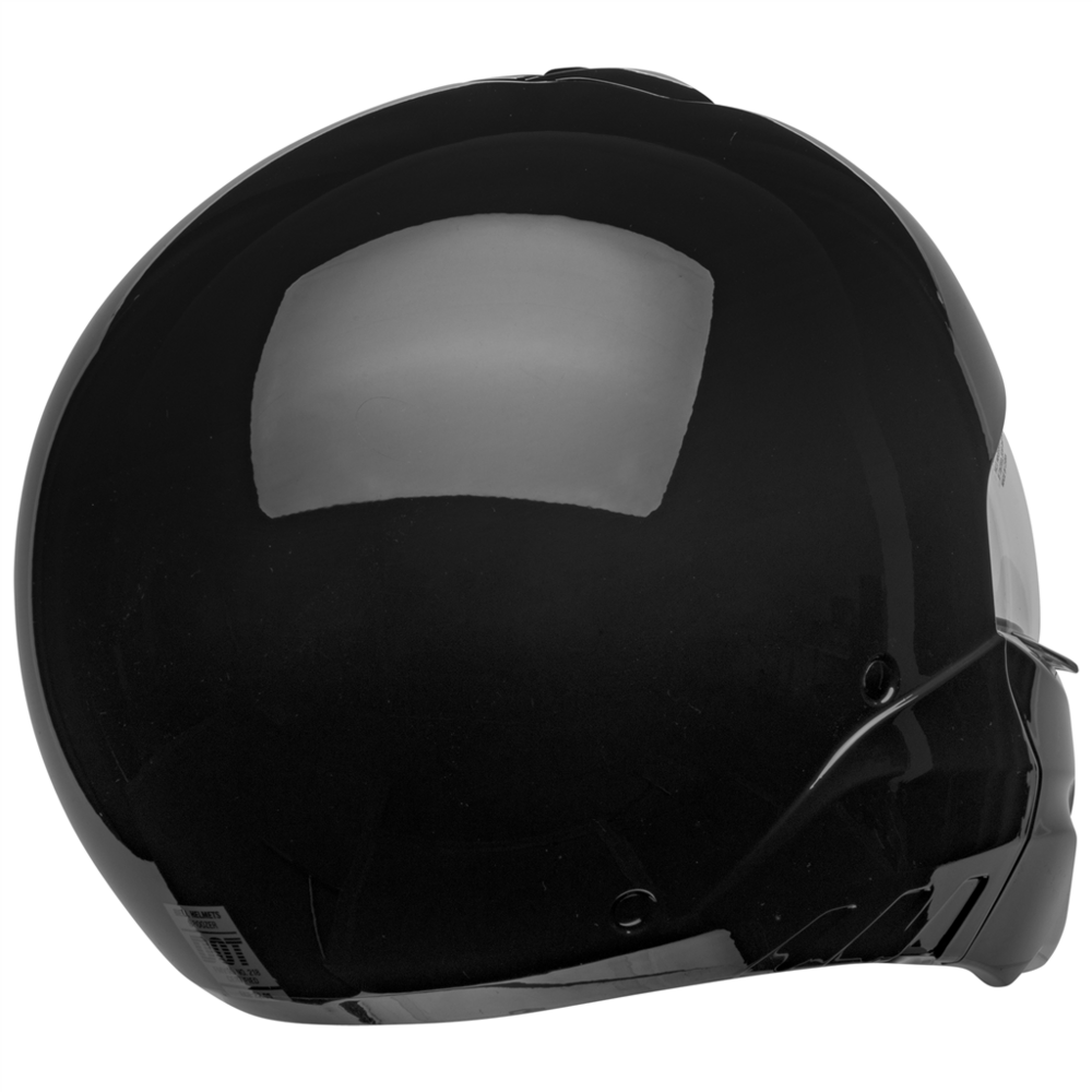 Bell Broozer Solid Convertible Face Helmet Black (Image 14) - ThrottleChimp