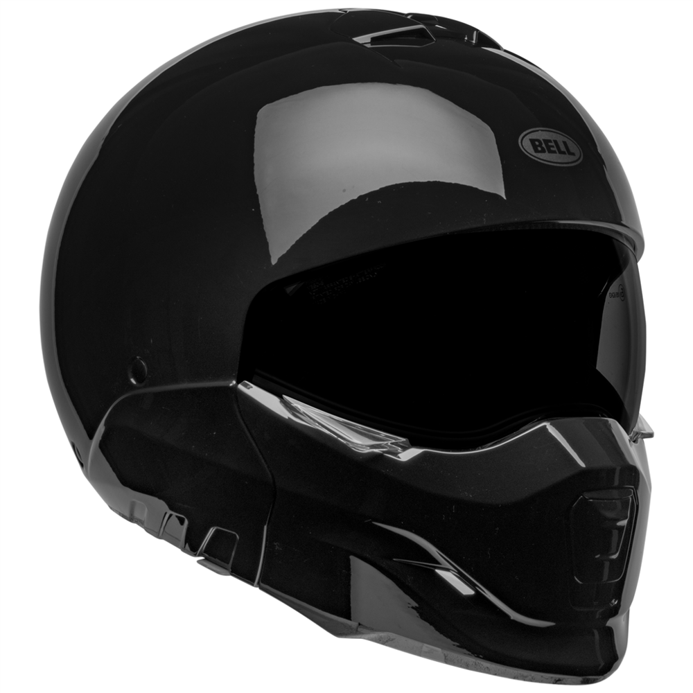 Bell Broozer Solid Convertible Face Helmet Black (Image 4) - ThrottleChimp