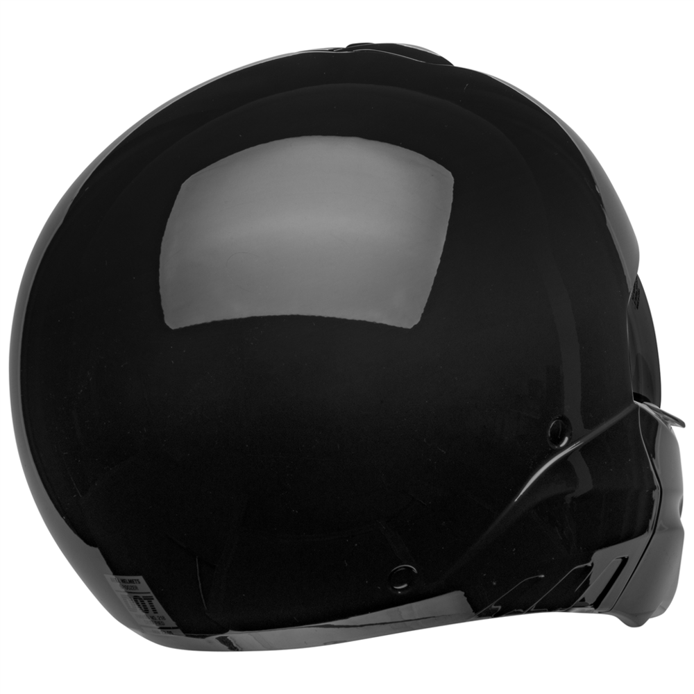 Bell Broozer Solid Convertible Face Helmet Black (Image 6) - ThrottleChimp