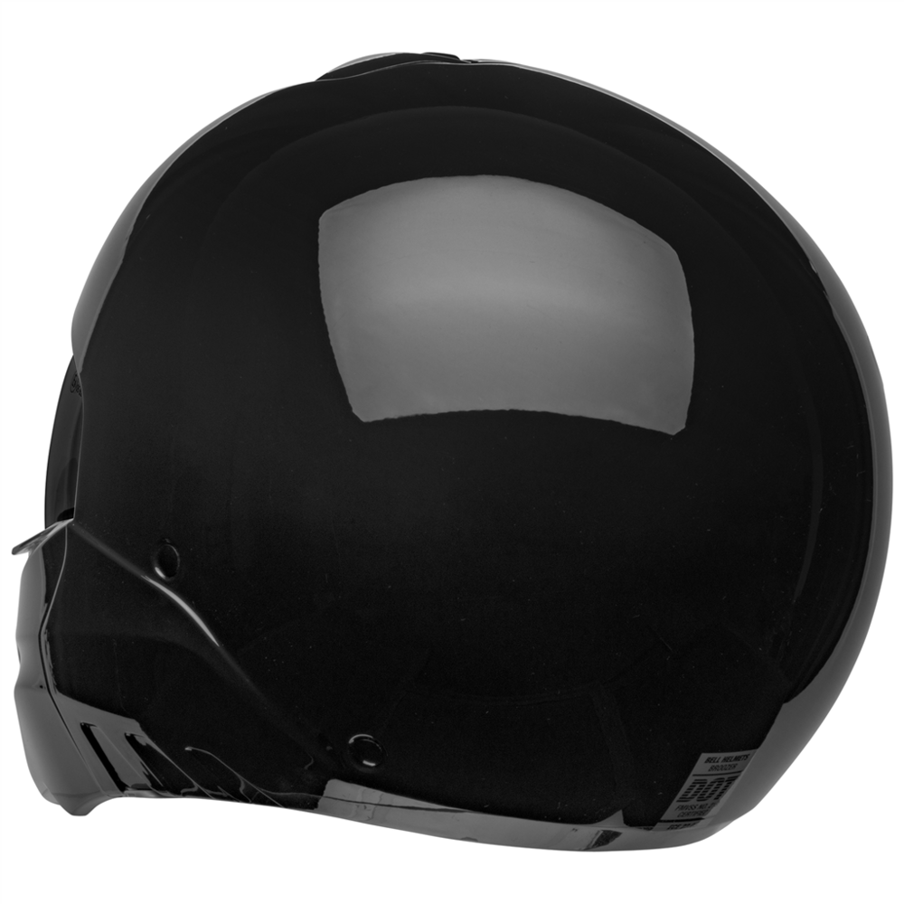 Bell Broozer Solid Convertible Face Helmet Black (Image 7) - ThrottleChimp