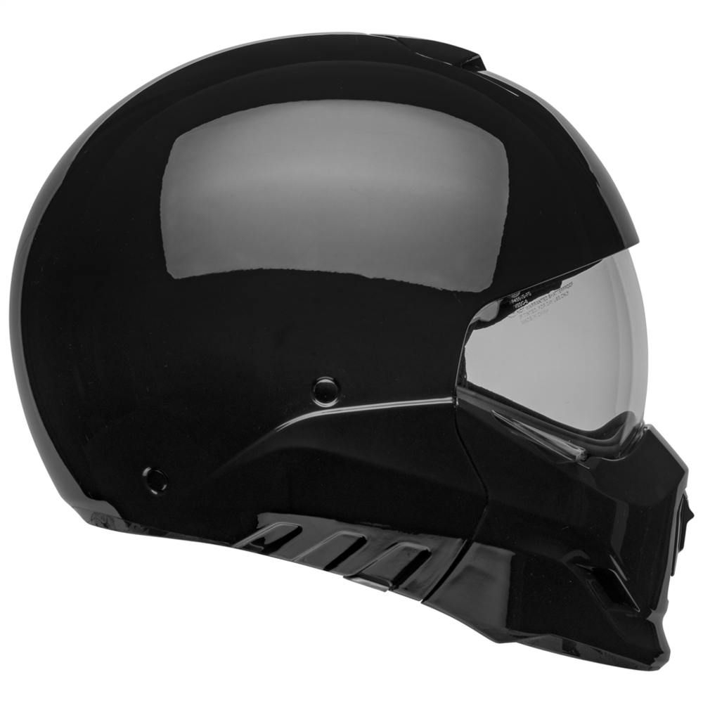 Bell Broozer Solid Convertible Face Helmet Black (Image 9) - ThrottleChimp