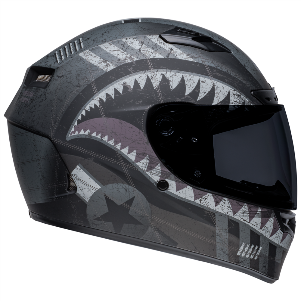 Bell Qualifier DLX MIPS DMC Full Face Helmet Matt Black / Grey FREE 1 YEAR Returns, FREE UK Delivery | ThrottleChimp