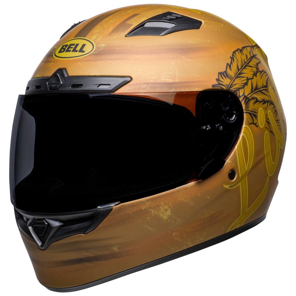 Bell Qualifier DLX MIPS Hart Luck Live Full Face Helmet Matt Gold (Image 5) - ThrottleChimp