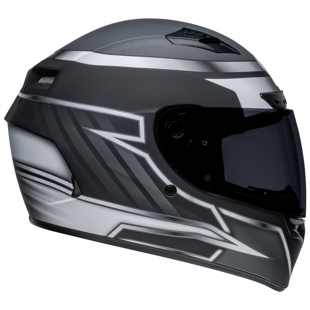 Bell Qualifier DLX MIPS Raiser Full Face Helmet Matt Black / White - ThrottleChimp